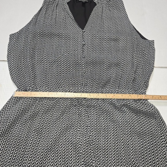 White House Black Market Dress Women Large Geometric Sleeveless L Classic Office - Picture 7 of 12